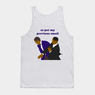 as per my previous email slap Tank Top